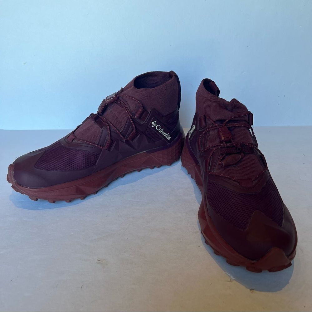 Columbia Women's Facet 75 Alpha Hiking Shoes Lace Up Dark Red Size 7.5